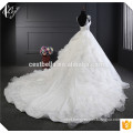 Real Photo Wedding Gown Plus Size Wedding Dress 2017 Long Train Ball Gown Muslim Wedding Dresses